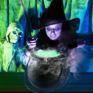 Dekoracja imprezy Halloween kolorowy wiedźm nowość cukierki kalafiury mgły dym mgła festiwal festiwalowy atmosfera