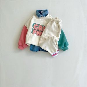 Roupas conjuntos de roupas de bebê milança -casas de roupas de bebê com capuz calças 2 PCs Girls Suit Baby Fort 220916