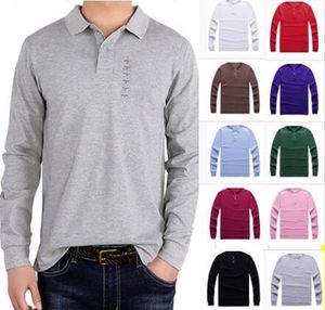 Men s Polos Horse Shirt Classic High Fashion Homme Usa Top Men Long Sleeve Small Hombre Embroidery Qualit Male Length cm 220916