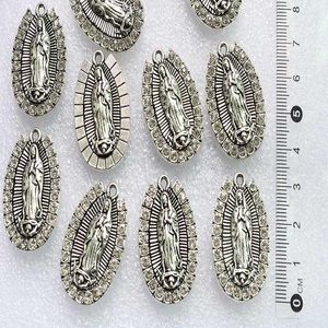 Charms Pendant Our Lady Of Guadalupe Keychain Religion Necklace Accessories