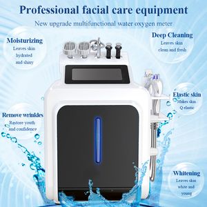 10 em 1 hydra oxigênio aqua aqua microdermoabrasão cuidados com a pele de limpeza facial spa Máquina de bio hidrelétrica de beleza de salão de salão de cuidados pessoais Equipamento