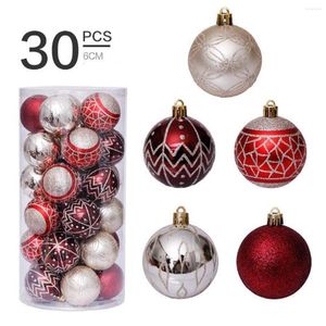 Abastecimento de festa 30pcs/lote 60mm Decoração de árvore de Natal Bola Baubles Home Decoração de Ornamento Pendurado