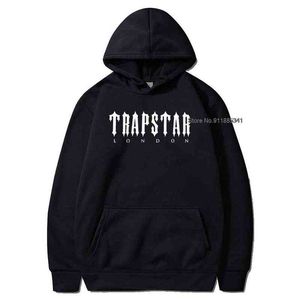 남성 후드 티 스웨터 한정판 New Trapstar London 남성 의류 까마귀 스웨터 XS-3XL 남성 여성 패션 까마귀 소매 남성 브랜드 후드 G220915