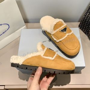 Tofflor 2022 criss-cross sandaler glida emaljerade bilder tofflor Sandal kvinnor skor päls tofflor skjuling triangel crossover plysch ull mjuk varm varm