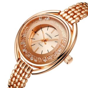Wristwatches Fashion Watch For Women Birthday Gift Stainless Steel Gorgeous Design 5 Colors Ornaments Global