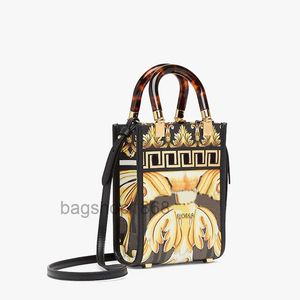 22s Designer Bag Tote Sunshine Shopping Bag Moda Crossbody Borse a tracolla Borsa da donna Vintage Letter Print Design Top Manico ambra Genui