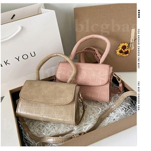 HBP Temperament Female Small Square Bag New Fashion Totes Stone Pattern Handbag Shoulder Bags Colors