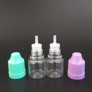 Eliquid Eliquid Pusta butelki z kropla soku E 5 ml z dziecięcą czapką długą cienką końcówkę