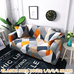 Sandalye geometrik desen kanepe kapağı streç elastik evrensel koltuk yatar yastık koruyucusu antiskid kanepe mobilyaları
