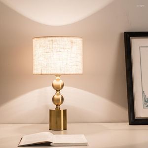 Bordslampor nordiska gyllene moderna led restaurang bar lampa vardagsrum studie sovrum sovrum heminredning ljusarmaturer
