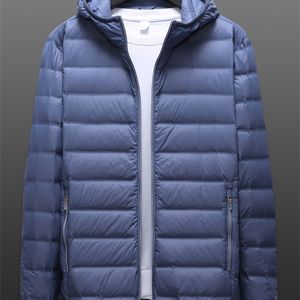 Herrarna ner parkas stor storlek vinter huva ultraljus down jacka män vindbrytare outwear 90% vit anka ner vadderad puffer varm kappa 6xl 7xl 8xl 220916