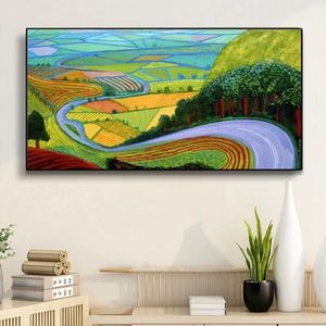 Frühling Natur Landschaft Ölgemälde 100 % handgemalt zeitgenössische Leinwand Kunst Home Wand Dekor Bilder für Wohnzimmer A 680