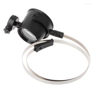 Assista kits de reparo prático 10x LED Hands Free Loupe Loupe Jóias Mensagem da cabeça da cabeça mais fácil de precisão instrumentos de precisão