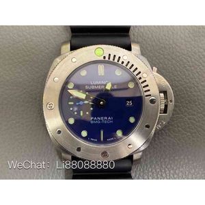 Hochwertige Uhr, Designer-Luxusuhren für Herren, mechanische Armbanduhr, automatischer Saphirspiegel, 47 mm, 13 mm, importiertes Gummiarmband l