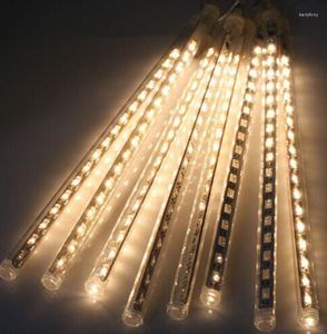 Saiten Regenrohr LED 50 cm 8 teile/satz Meteorschauer Weihnachtslicht Hochzeit Garten Weihnachten String Outdoor Urlaub Beleuchtung