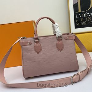 Fashion Women Small Handbag Tote Bag Shoulder Bags Grain Leather Top Handle Water Ripple High Quality HighCapacity 2022