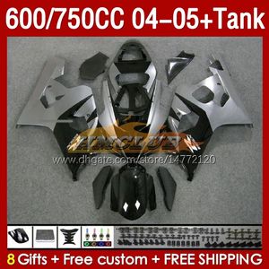 OEM Fairings Tank f￶r Suzuki GSXR600 750cc GSXR-750 K4 GSX-R600 04-05 153NO.23 600CC GSXR 600 750 CC GSXR750 04 05 GSXR-600 2004 2005 injektion M￶gelm￤ssan