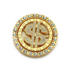 Das Glück verwandelt uns in Dollar DIY-Handyhülle mit eingelegtem Diamanten-Accessoire, cooles kleines personalisiertes US-Dollar-Accessoire