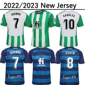 22 23 Real Betis home away Soccer Jerseys Top JUANMI B.IGLESIAS 2022 2023 JOAQUIN CANALES FEKIR Football Shirt ALEX MORENO WILLIAN J. Mens Jersey