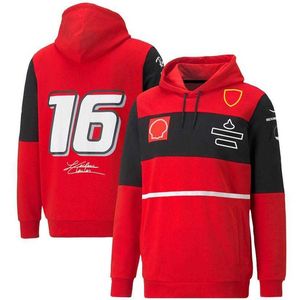 Men's and Women's Hoodies 2023 F1 Racing Team Formula One Autumn Winter Sweater New Suit Jacket Racer Series T-shirt Car Fans Breathable Jersey Plus Size