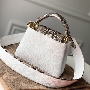 디자이너 가방 Totes A Geniune Leather Capucines 최고 품질의 여성 백팩 럭셔리 숄더 백 2022