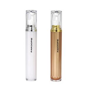 Pakoopie Roll-On Eye Cream Bottle Essential Oil Massage Liquid Tubes Cosmetics Packing Tube 20ml Acrylic Press Type Cosmetic Packaging Logo & Informations Support
