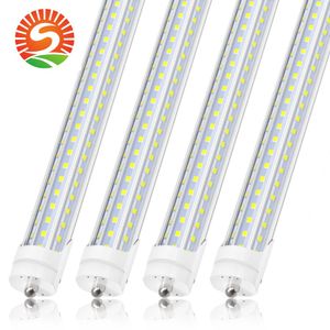 CNSUNWAY 8ft LED -rörlampor Single Pin FA8 BASE D FAPE 120W 6000K