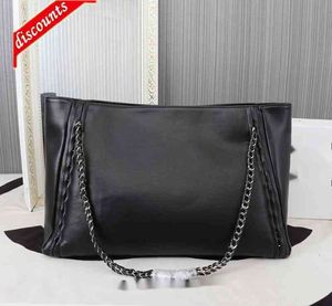 Designer Bags Totes Messenger Brand Design 8253 Letter Luxury Shoulder Chain Cc Bag Woman's Jumbo Maxi Gst Shopping Lambskin Leather Vintage Plaid Handbag