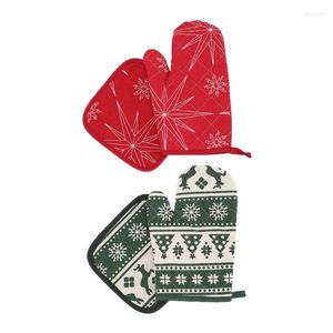 Oven Mitts Christmas Theme MiBaking Heat Resistant And Pot Holders Set