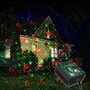 Weihnachtsmuster Projektorlampe LED-Effekte Autodach Sternlicht Innenraum LED Sternenlaser Atmosphäre USB Auto Dekoration Nacht Home Decor Lichter