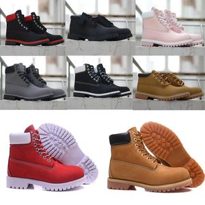 2022 designer ankle platform timber boots mens womens leather shoes winter boot land cowboy yellow red blue hiking tbl work motorcycle sneakers size 36-46