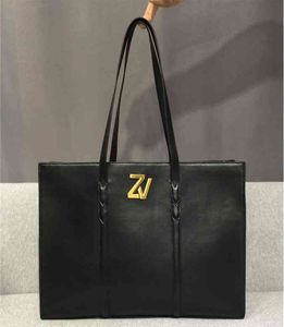 Zadig Voltaire Bag Designer Bag Totes väskor Famous Designer ZV Great Capacity Casual Dead High Quality Real Leather Shoulder Bag Messenger Fashion Women Handväskor 220
