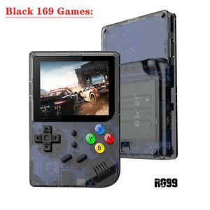 휴대용 게임 플레이어 RG99 레트로 게임 콘솔 2.8 인치 IPS 화면 내장 169 게임 2000/5000 게임 리눅스 시스템 휴대용 핸드 헬드 게임 플레이어 선물 T220916