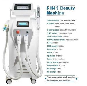 Salong Använd L 4 IN1 Multifunktion Laser IPL Tattoo Removal Machine Vascular Pigment Acne Therapy Laser 5 Filters Opt Tattoo/