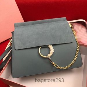 Klasik Ladys Süet Zincir Çanta Çemberi Yüzük Omuz Çantaları Kadın Flep Bag Crossbody Lady Handbags Messenger Cüzdan 2022