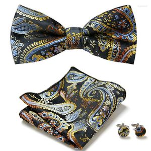 Boogbladen bowtie kwaliteit verkoop stropdas mode formele luxe bruiloft vlinder cravat voor mannen shirt zakelijke geschenken accessoires