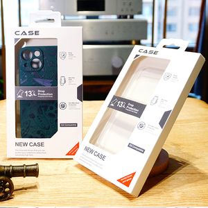 Universal White Cardboard Mobilne skrzynka obudowa Pusta skrzynki z telefonami Pakiet detaliczny Opakowanie Pakiet Pakietowy dla iPhone'a 14 13 12 11 Pro Max 8 Plus Samsung S21 S22 Huawei Xiaomi OnePlus