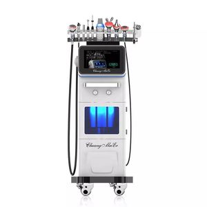 2022 RF Ultrasonic 10 In 1 Hydro dermabrasion facial清掃用の深い洗浄機H2O2アクアクリーンスキンリジュン化装置