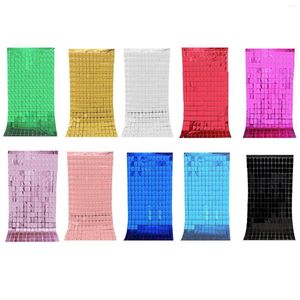 Party Decoration L￤ngd Sequin Wall Square Glitter Curtain Bakgrund Pozone Shimmer Backdrop Wedding