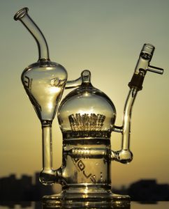 стеклянные бонги Кальяны водопроводные с посыпкой из перхлорэтилена и круглым вкладышем перхлорэтиленовая горелка из пирекса 2023