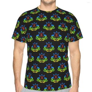 Camisetas masculinas PROMO Amazigh Gráfico colorido do norte da África Berber T-shirt Premium camisa impressão bandeira Tops Tees