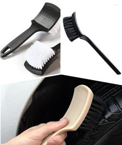 Car Sponge Auto Tire Rim Brush Wheel Hub Cleaning Brushes Wheels Detailing Accessories Black White Washing Tool