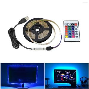 شرائط LED شريط الضوء USB 2835SMD DC5V مصباح مرنة الشريط شريط RGB 1M 2M 3M 4M 5M تلفزيون سطح المكتب الشاشة الخلفية الصمام الثنائي الإضاءة الخلفية