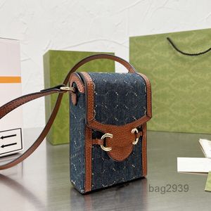 Borse da sera Borse a tracolla Borsa a tracolla da donna Borsa classica per cellulare Borsa in pelle di tela Lettere di moda Portafogli piccoli di alta qualitàMu