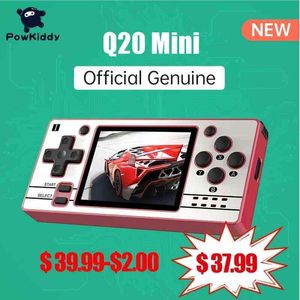 Portable Game Players Powkiddy Q20 Mini Open Source 2.4 Inch Full Fit IPS Screen Handheld Game Console Retro up to PS1 for Kids Consoles T220919