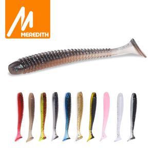 Sports FishingFishing s MEREDITH Shad Fishing Lure Soft 55 65 75mm Plastics Swimbait Jigging Lure Artificial Baits