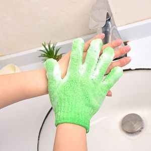 Moisturizing Spa Skin Care Cloth Bath Glove Five Fingers Exfoliating Gloves Face Body Bathing Durable Soft Gloves