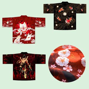 Ropa étnica tradicional japonesa haori kimono chaqueta túnica para hombres yukata anime cosplay trajes de halloween samurai ropa