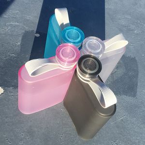Creative A5 Water Bottle 380 ml Outdoor Sports Square Plastic Cups Portable Fall Resistant Kettles Lyx183