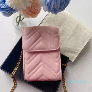 Designer -women shoulder crossbody chain bags luxury top quality large Capacity mini purse fashion girl designer shopping bag handbags 6 colour